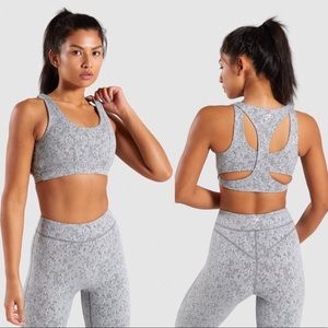 Gymshark Fleur Texture Sports Bra